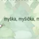 Vyjmenovaná slova po M 4