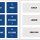 ENG - TENSES (karetní hra s kostkou na tvoření vět) 3