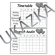 Rozvrh hodin k doplnění - Timetable 3