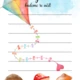 Vítej ve školce - uvítací list, listy na každý měsíc (budeme se učit/naučili jsme se) 3