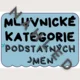 Mluvnické kategorie podstatných jmen - přehled, kartičky, výzdoba 2