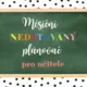 Měsíční nedatovaný plánovač pro učitele 2
