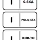 Domino měkké x tvrdé souhlásky 5