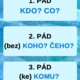 Pádové otázky a slovesné osoby  2