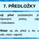 Slovní druhy + Přehledová karta 2