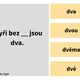 ČÍSLOVKY DVA, OBA, TŘI, ČTYŘI - KOLÍČKOVÁNÍ 4