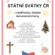 Státní svátky- kartičky+ paměťové hry + demonstrační karty 2
