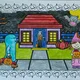Halloweenské omalovánkové běhací čtení 8