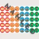 Matematická hra sčítání desítek + prázdná karta hry 3