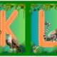 ABECEDA- DŽUNGLE- Anglicky jazyk- plakáty anglické abecedy/ ALPHABET JUNGLE 2