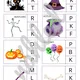 HALLOWEEN - první písmeno ve slově (kolíčkování) 2