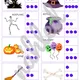 HALLOWEEN - rytmizace slov (kolíčkování) 3