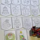 Girlanda, adventní kalendář a omalovánky - ZIMA A VÁNOCE 4