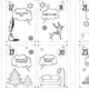 Adventní kalendář s úkoly - černobílý 2