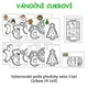 Vánoční cukroví - omalovánky 2