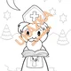 SV. MIKULÁŠ barevné počítání, číselná posloupnost, skládačky, omalovánky 11