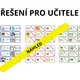 VÁNOČNÍ MATEMATICKÁ DOMINA - 3 sady 2