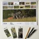 Plánovací foto kalendář zvířat 2024 s názvy zvířat - A3 nástěnný na šířku (autorská tvorba a fotografie) 2