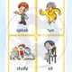 Basic verbs FLASHCARDS 3