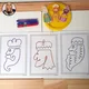 Jednotažky - Tři králové (grafomotorika) 3