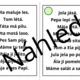 Běhací čtení 2 - věty s písmeny M, L, S, P, T, J 3