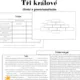 Tři králové - čtení s porozuměním 2