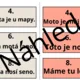Běhací čtení 3 - věty s písmeny M, L, S, P, T, J, Y, N + skládání vět 8