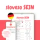 Mini gramatický balíček: set materiálů ke slovesům SEIN a HABEN 2