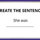 Past simple Karty CREATE SENTENCES 2