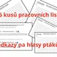 POZNÁVÁNÍ NÁVŠTĚVNÍKŮ NAŠICH KRMÍTEK 6