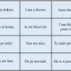 VERB TO BE 2
