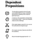 Conversation Cards: Dependent Prepositions 2