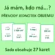 Převody jednotek délky, obsahu, objemu, času a hmotnosti - zvýhodněná sada 4