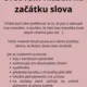 Určování hlásek na začátku slova 2