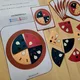 MASOPUSTNÍ KOLÁČE - skládání podle předlohy 3