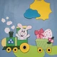 Šablony "Velikonoční mašinka" 10
