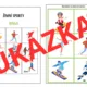 Zimní sporty - bingo (4 varianty využití + medaile) 3