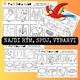 RÝMY - SPOJOVÁNÍ RÝMŮ, PŘEČTI - SPOJ - VYBARVI 3