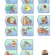 Girlanda, výzdoba třídy a omalovánky - JARO, VELIKONOCE 5