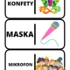 Slovní domino - KARNEVAL 2