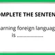 Complete the sentences SET 1 3
