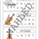 HLEDÁNÍ PÍSMEN - VĚCI KOLEM NÁS 6