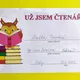 Diplom, záložky "Už jsem čtenář" a pravidla čtení 2