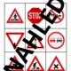 DOPRAVNÍ ZNAČKY - SADA AKTIVITY (flashcards, pexeso, já mám, kdo má?, bingo) 7