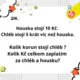Slovní úlohy Násobilka, sčítání a odčítání do 100 7