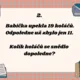 Slovní úlohy - Sčítání a odčítání do 20 3