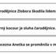 O zlé čarodějnici Zloboře - časová osnova, běhací diktát 2