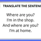 PRESENT SIMPLE - TRANSLATION FOR BEGINNERS 3