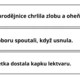 O zlé čarodějnici Zloboře - časová osnova, běhací diktát 4