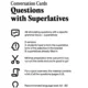 Conversation Cards: Questions with Superlatives 2